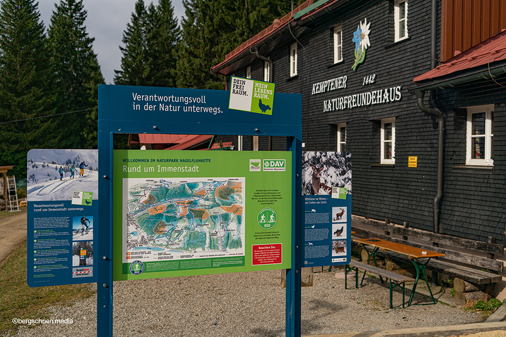 Steigbachtal Sennalpe Mittelberg Naturfreundehaus Kempten