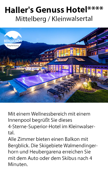 Haller's Genuss und Spa Hotel im Kleinwalsertal